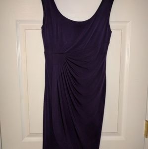 Purple knee length formal